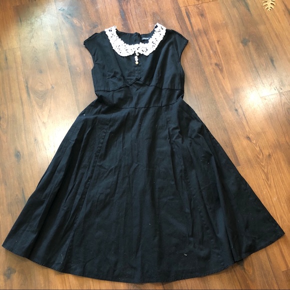 Gorgeous acevog Midi Dress Black & White - Picture 2 of 6